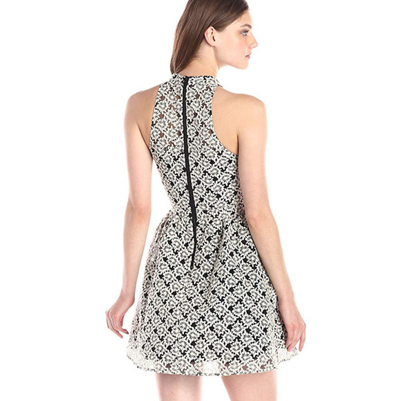 NWT Sam Edelman Embroidered Button Rom Dress - 10 - Picture 2 of 8